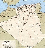 Карта алжира