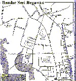 Карта бандар-сери-бегавана
