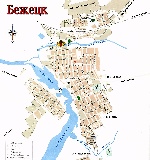 Карта Бежецка