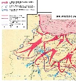 Карта Белгородско-Харьковской стратегической наступательной операции