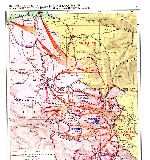 Карта Белградской стратегической наступательной операции