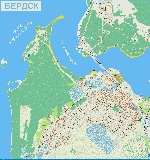Карта Бердска