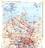 Карта Берлинской стратегической наступательной операции