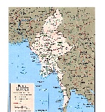 Карта бирмы