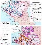 Карта битвы за Кавказ