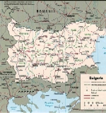 Административная карта Болгарии