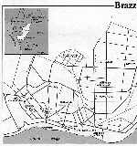 Карта Браззавиля