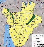 Карта бурунди