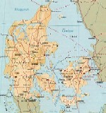 Карта дании