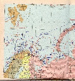 Карта действий Северного флота во время Великой Отечественной войны