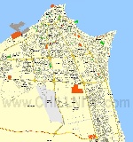 Карта Эль-Кувейта