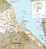 Карта эритреи
