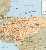 Карта гондураса