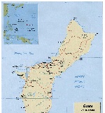 Карта гуама