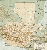 Карта гватемалы