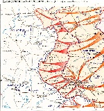 Карта Харьковской наступательной операции