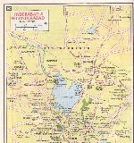 Карта хидерабад и секундерабад