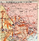 Карта Ясско-Кишинёвской стратегической наступательной операции