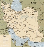 Административная карта Ирана