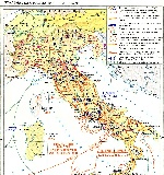 Карта Итальянской кампании 1943-1945 годов