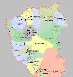 Карта Кемеровской области 