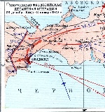 Карта Керченско-Феодосийской десантной операции