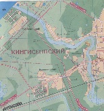 Карта Кингисеппа