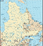 Карта Квебека