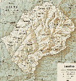 Карта лесото
