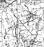 Карта Любанской наступательной операции