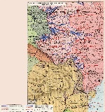 Карта Львовско-Черновицкой стратегической оборонительной операции