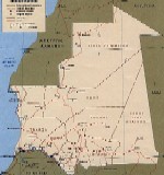 Карта мавритании