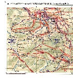 Карта Моравско-Остравской наступательной операции
