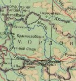 Карта мордовии