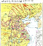 Карта Национально-освободительной войны в Китае