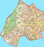 Карта Нью-Дели