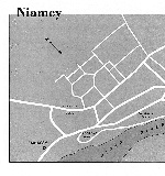 Карта Ниамея