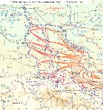 Карта Нижне-Силезской наступательной операции