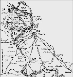 Карта ноябрьского наступления на Москву в 1941 году