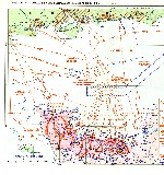 Карта Нормандской десантной операции