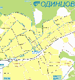 Карта города Одинцово