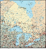 Карта Онтариоа