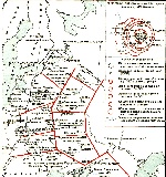 Карта организации ПВО СССР накануне Великой Отечественной войны