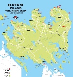 Карта острова Батам