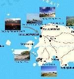 Карта острова Белитунг
