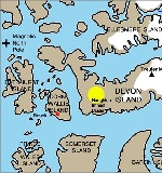 Карта острова Девон