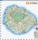 Карта острова Гомера