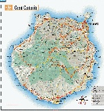 Карта острова Гран-Канария