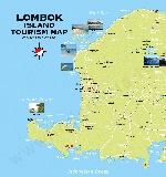 Карта острова Ломбок
