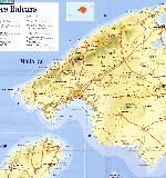 Карта острова Мальорка